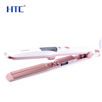 HTC professional steam brush hair straightener steam JK-7033