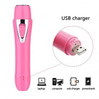 2 in 1 USB Rechargeable Mini Lady Shaver Women Facial hair Remover Electric Epilator Trimmer